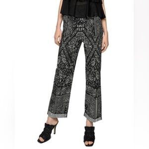 Pinko Nuvolari Bandana Print Pants Sz 44 NWT
